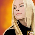 Avril Lavigne digital drawing by Catzie