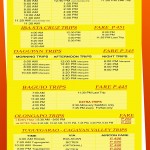 Caloocan - Victory Liner Deluxe Bus Schedule