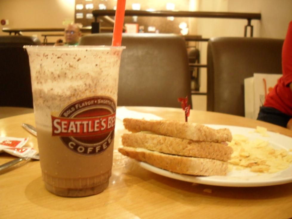 Chillin' at Seattle's Best Coffee