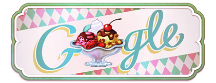 Google logo - ice cream sundae