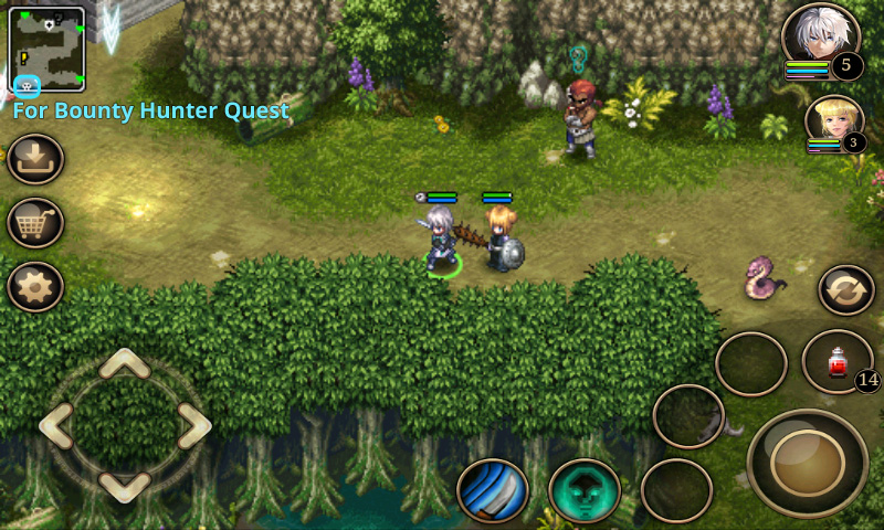 Inotia 4 - Map marker for bounty hunter quest