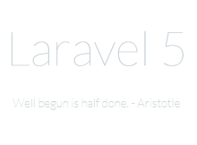 How to install Laravel 5 in Windows with XAMPP