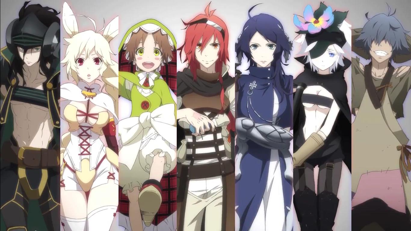 Rokka braves of the six flowers characters