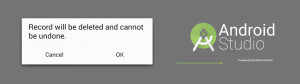android confirm dialog