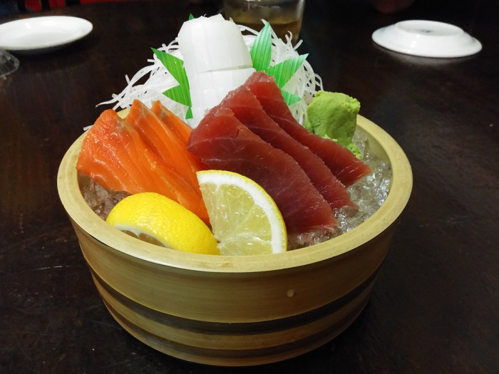 Moriawase: 3 x 3 kinds sashimi, P590
