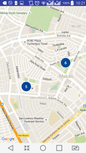 Android map clustering with default markers