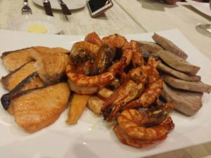Seafood platter at Impressions @ Maxims hotel